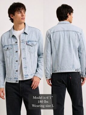 Levi’s Vintage Y2K Trucker Light Wash Denim Jacket